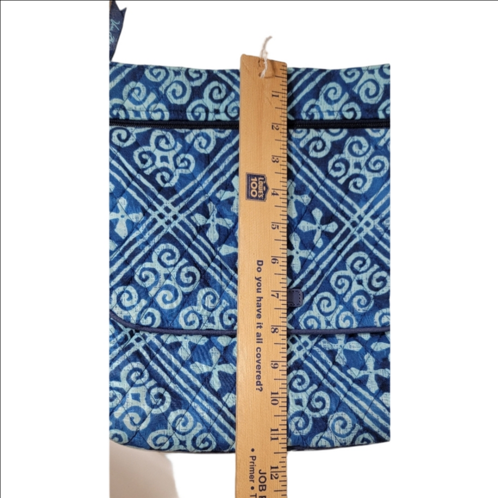 VERA BRADLEY TRIPLE ZIP HIPSTER CROSSBODY in MOROCCAN CUBAN TILES - Picture 8 of 10